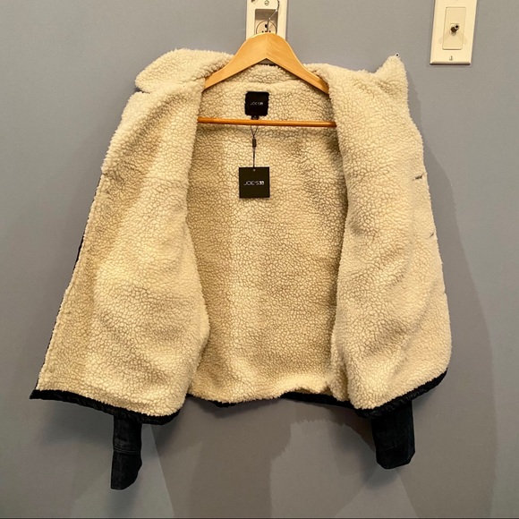 Joe’s Jean Denim Sherpa Jacket - Picture 3 of 8